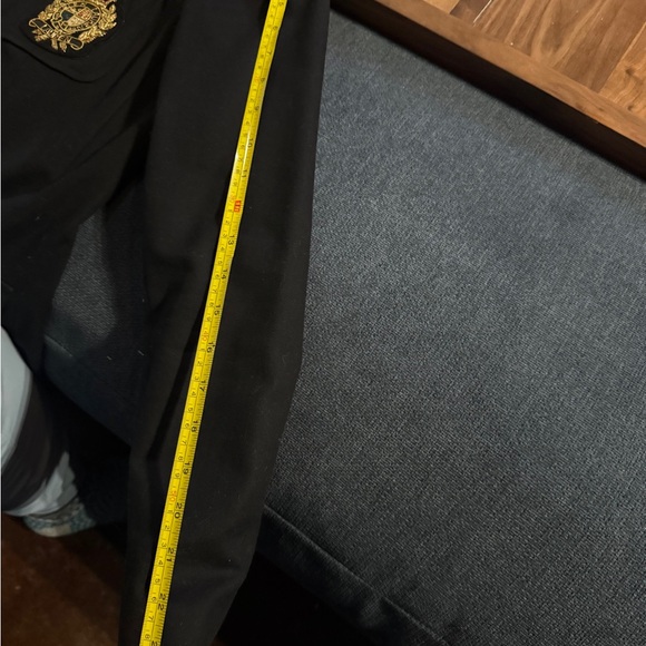 Vtg Lauren Ralph Lauren Womens Blk L/S Gold Buttons Embroidered Pocket Blazer 8 - Picture 12 of 12